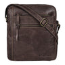 „Garcia“ Bolsa De Couro Pequena Marrom Vintage Messenger Transversal