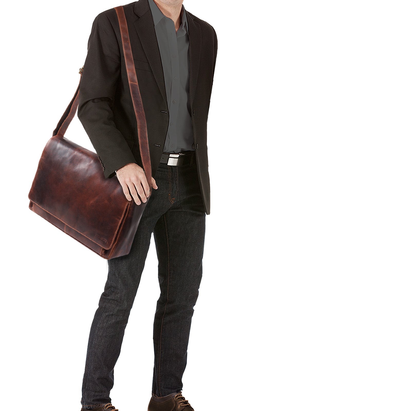 Messengertasche Leder Herren