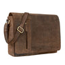 "Nicolas" Bolsa de Mensageiro Bolsa de Couro