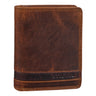 Slim Wallet Münzfach Leder