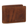 "Jay" Carteira Couro Masculina Mini RFID Vintage Pequena Para Homens