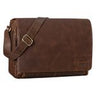 B-WARE "Rick" saco de ombro em pele 15.6 Inch