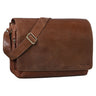 B-WARE "Tom" Saco de Ombro em Pele Vintage