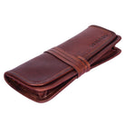 Pfeifentasche Leder cognac dunkel braun
