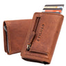 "Roy" Carteira De Couro Slim Masculina Com Proteção RFID Mini Carteira