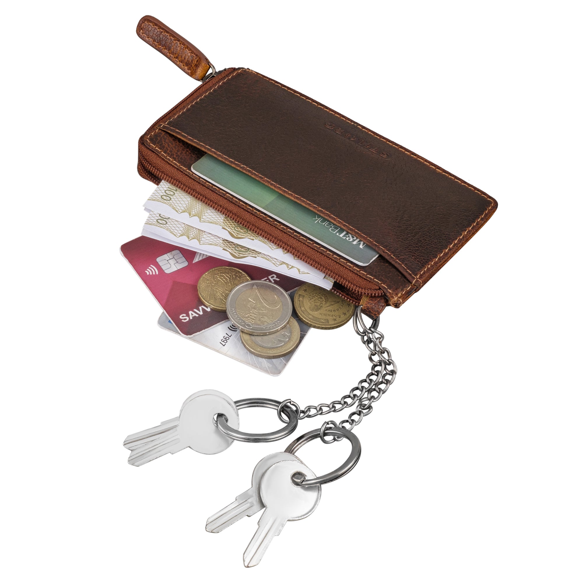 kleines Leder Portemonnaie