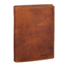 "Emil" Carteira Couro Masculina RFID Vertical Com Porta Moedas