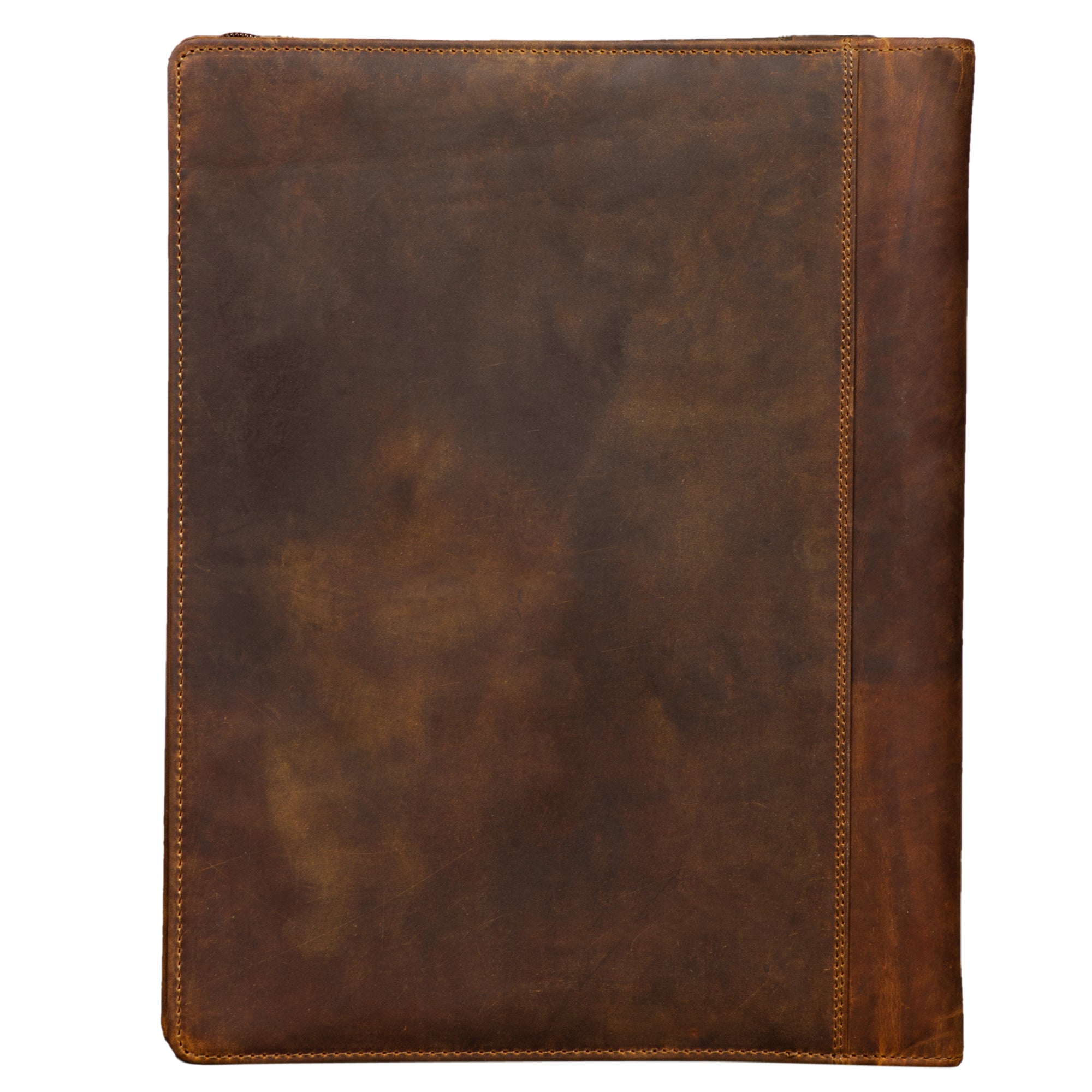 Vintage Leder Ringbuch braun