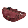 "Sam" Fanny Pack Homens de Couro Mulheres