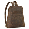 "Cathy" Mochila Feminina Couro Elegante