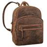 "Alba" Mochila Pequena Feminina de Couro – Vintage Daypack para Cidade