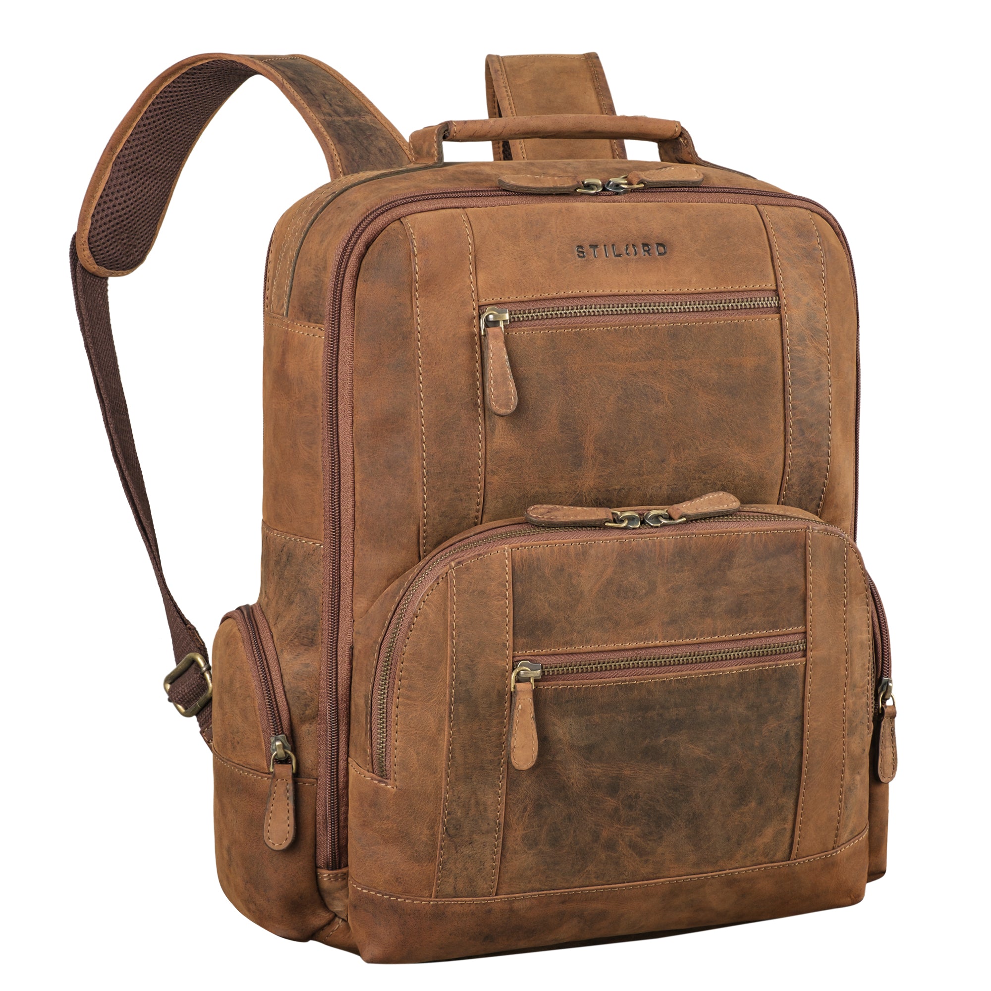 Rucksack Uni Leder braun