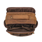 Leder Rucksack gross braun