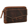"Cruz" Porta-Chaves Vintage Em Couro Com Proteção RFID Elegante
