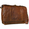 B-WARE "Erik" Vintage Shoulder Bag Leather 15.6 Inch