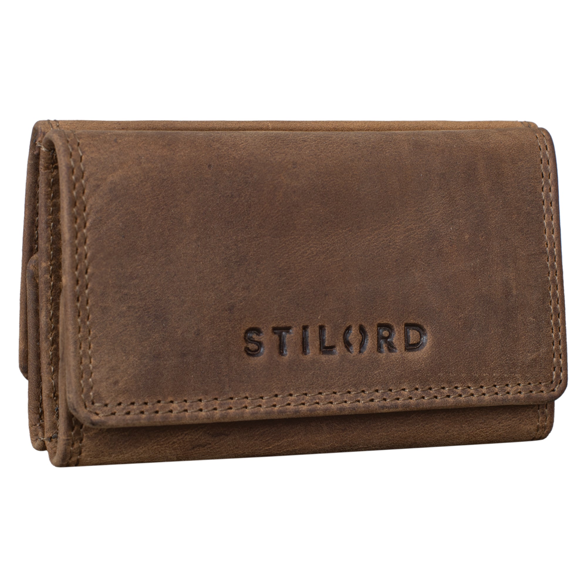 Schlüssel Etui Tasche Leder braun