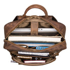Leder Schulrucksack Damen