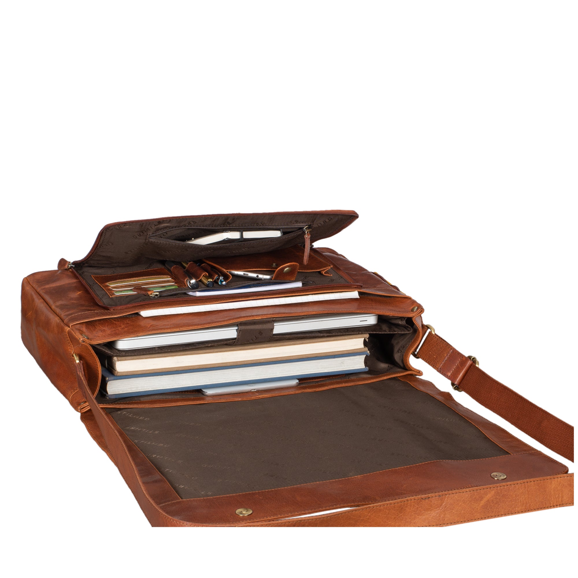 Riesige Herrentasche Leder Vintage