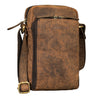 "Luigi" Bolsa Masculina de Couro Pequena Transversal Elegante