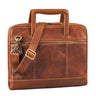 “Tristan” Bolsa De Couro Para Ombro Masculina 14" Laptop Tasche