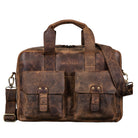 Messenger-Bag Leder Groß Laptopfach