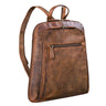 "May" Mulheres Mochila Pequena Couro