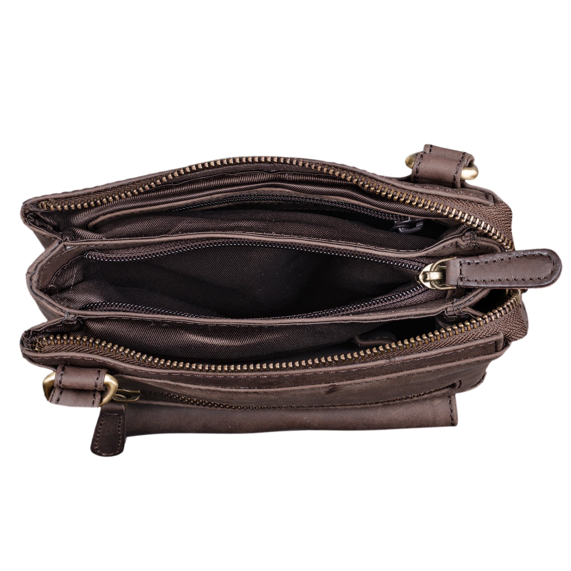 Schultertasche braun elegantes Design