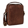 "Bastian" Bolsa Masculina de Couro Vintage para Ombro