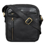 "Hawk" Bolsa Masculina de Couro Pequena Vintage Transversal Estilosa