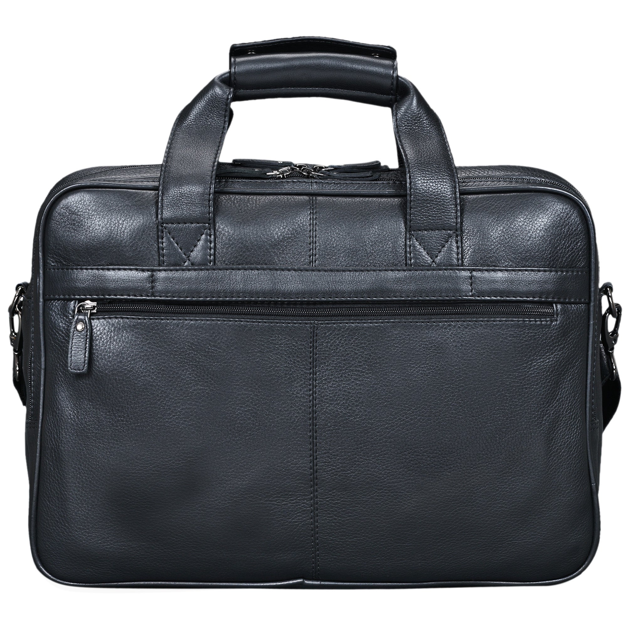 Leder Umhhängetasche schwarz
