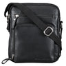 „Darius“ Bolsa Masculina De Couro - Três Compartimentos - Pequena