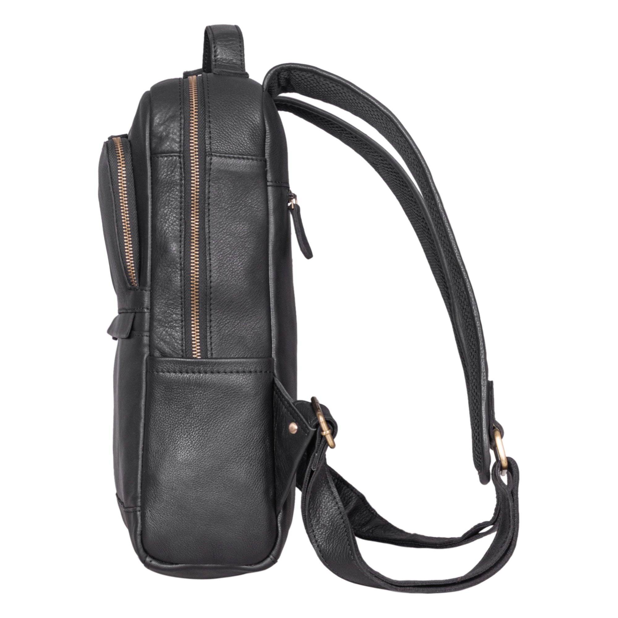 Schwarzer Rucksack mit Laptopfach