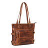 "Liara" Bolsa Shopper Couro Grande Feminina Elegante Alça Longa