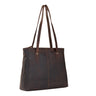 "Brenda" Bolsa de Mão Grande Mulheres em Couro Shopper Amantes Vintage