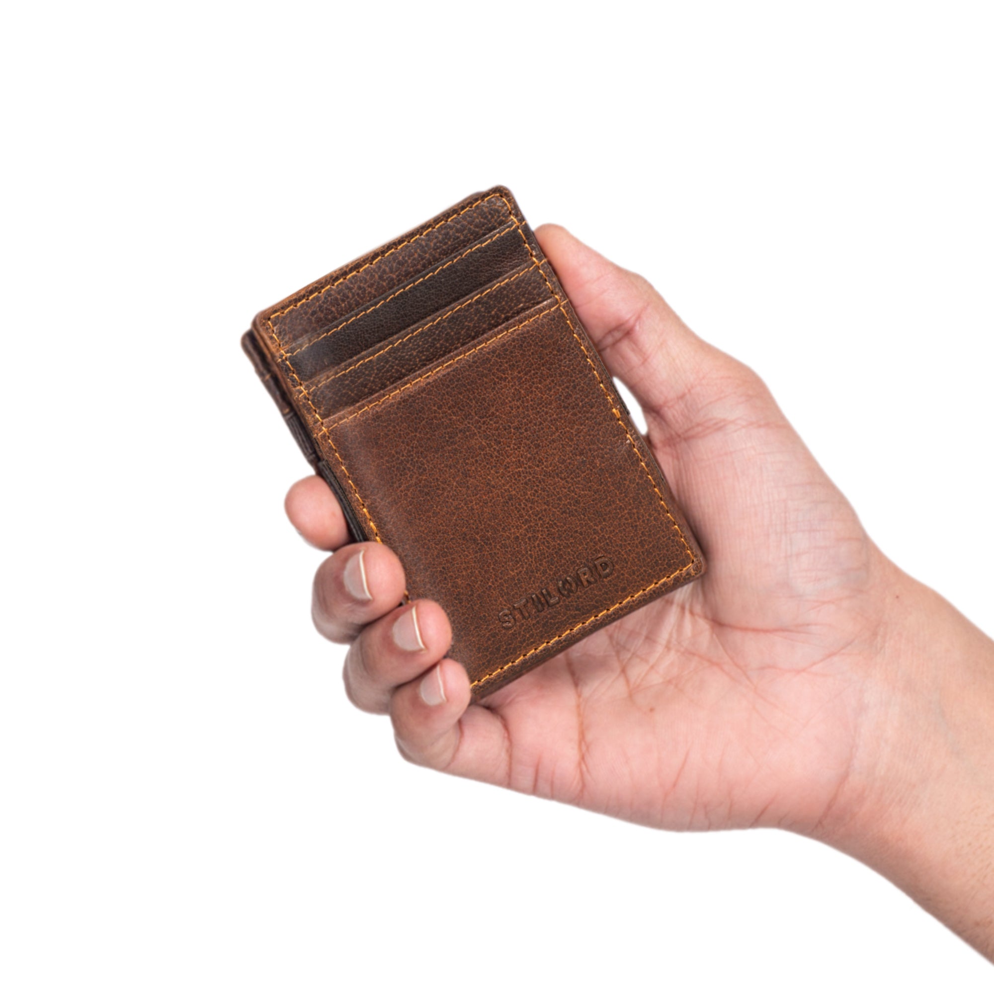 Small Wallet für Herren Echtleder