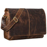"Alex" Bolsa Vintage de Couro – Pasta Executiva Masculina e Feminina