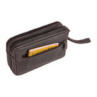 kleine Ledertasche braun