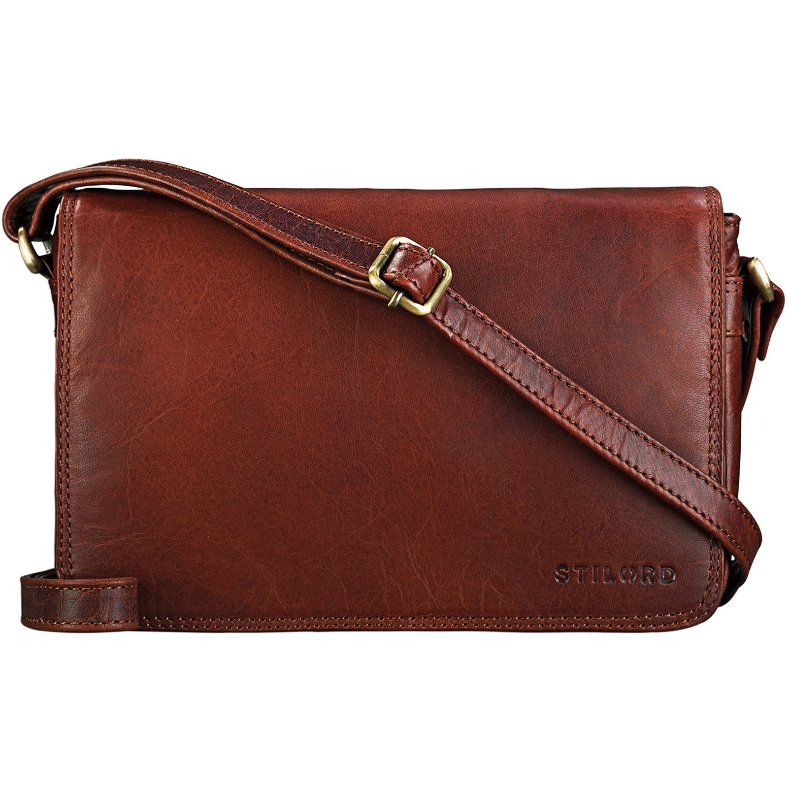 Damen Schultertasche braun