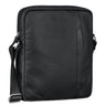 "Sergio" Bolsa Masculina de Couro Média Transversal com Estilo