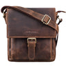 "Nevio" Bolsa Masculina de Couro – Pequena Bolsa Messenger Tiracolo