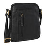 "Emerson" Pequena Bolsa Masculina de Couro Crossbody para Ombro