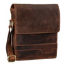 „Sven“ Bolsa Masculina Couro Pequena Transversal Ombro 8 Polegadas