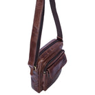 Unisex Ledertasche klein