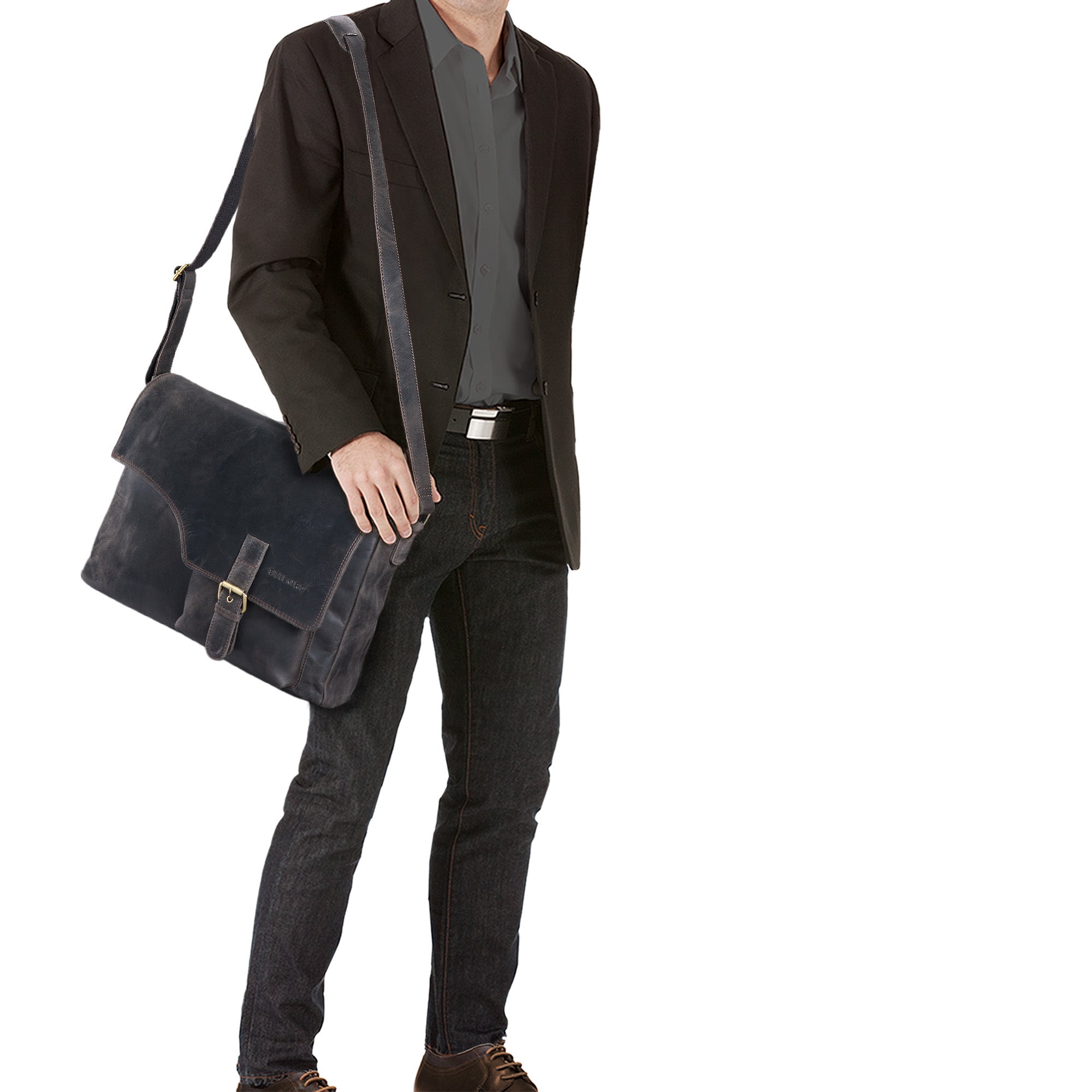 Umhängetasche Leder Herren Damen