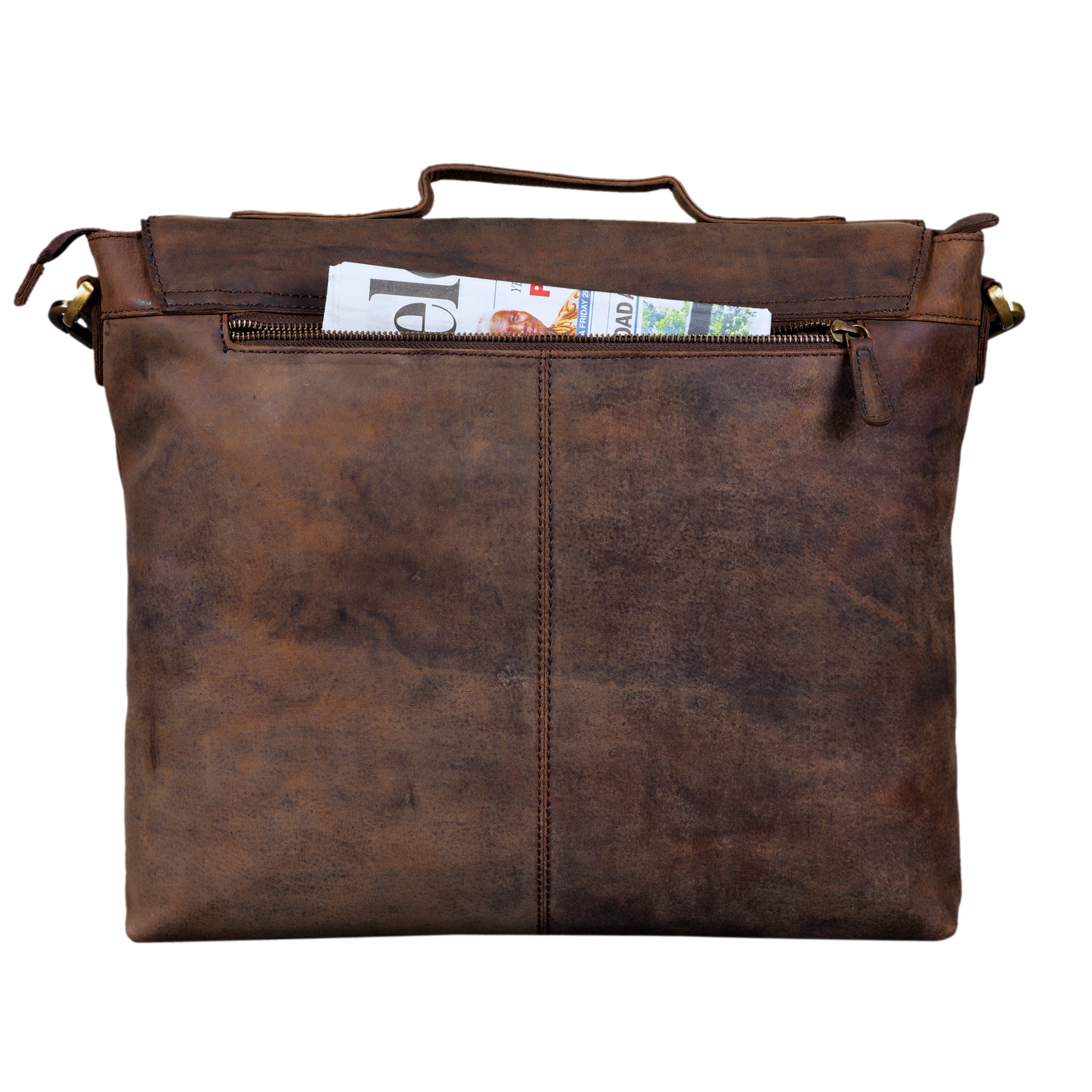 XL Businesstasche Leder braun