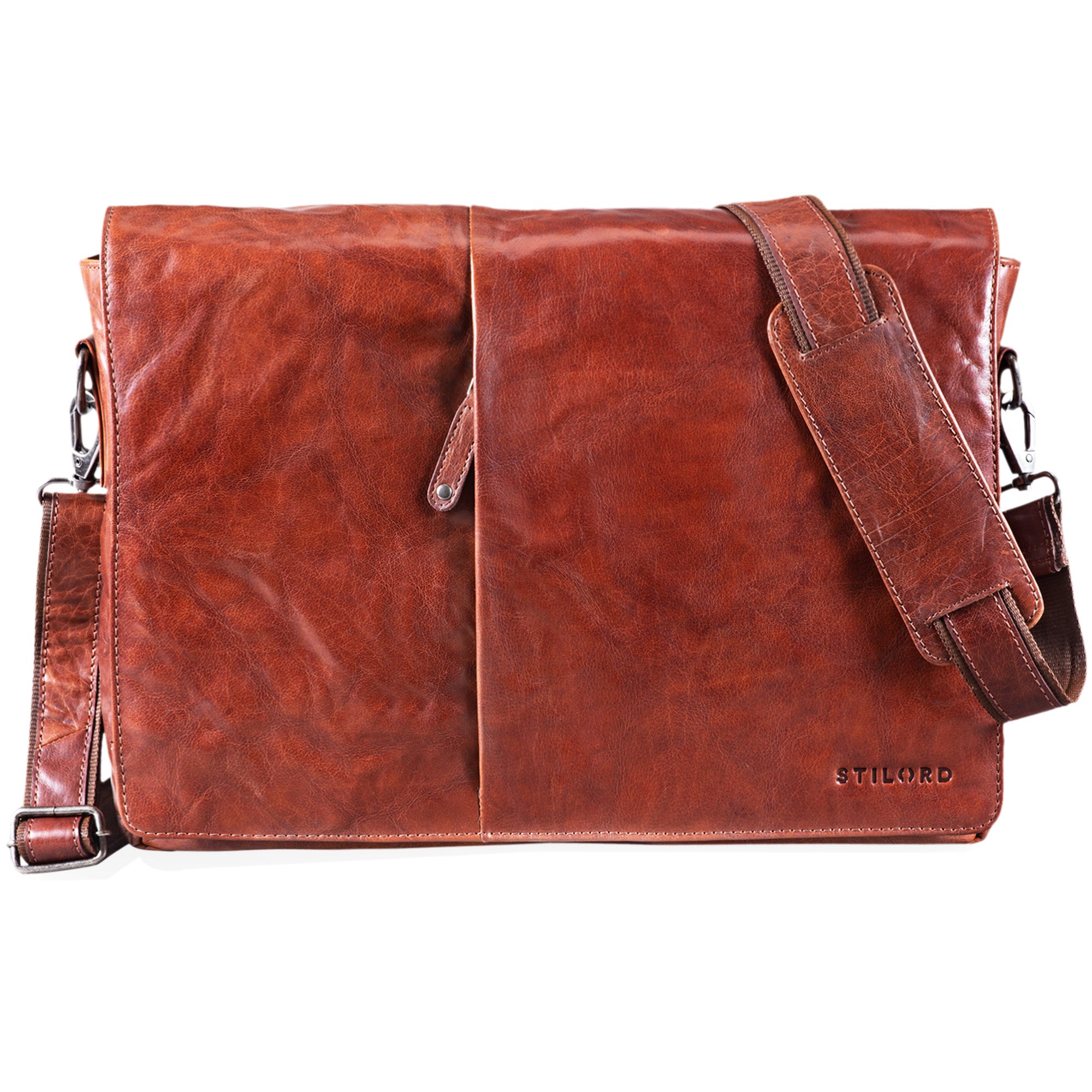 Leder Umhängetasche Vintage Design