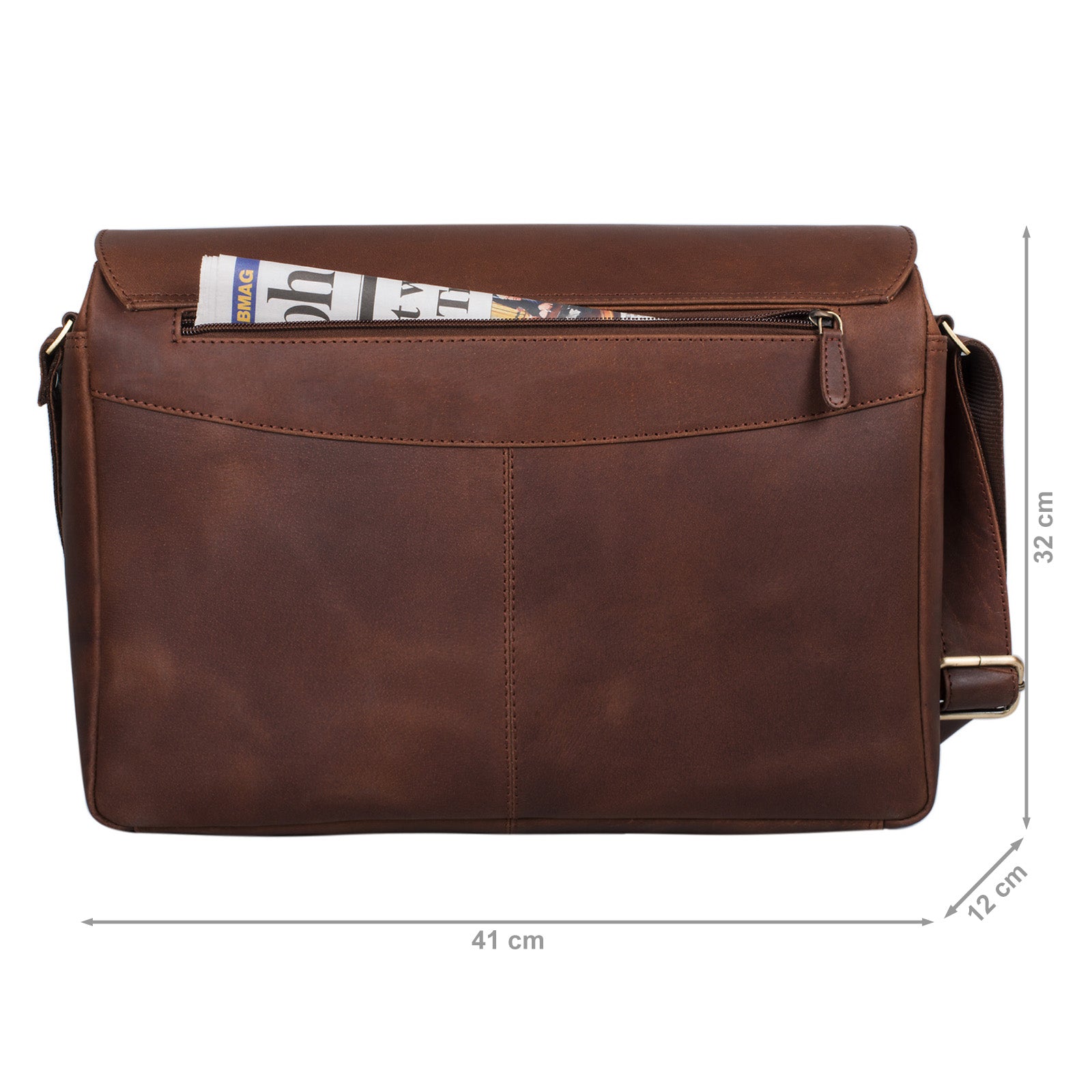 College Tasche Uni Schule Leder