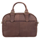 klassische Tasche aus Leder braun