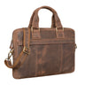 Saco de Couro "Andrew" Vintage Business Leather