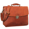 "Loris" Briefcase Clássico Couro Grande
